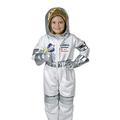 Melissa & Doug Astronaut Role Costume Set Pretend Play | Pretend Play | Halloween Costumes | Astronaut Costume Kids| Kids Costume | 3+ | Gift for Boy or Girl