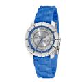 Miss Sixty Ladies Watch Sij002 in Collection Star, 3 H and S, White Dial and Blue Strap
