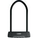 ABUS U-lock Granit Plus 470 + EaZy KF Bracket, Bike Lock with Parabolic Shackle, ABUS Security Level 12, Black