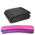 Greenbay Trampoline Replacement Spring Cover Padding Pad & Safety Net Enclosure Surround Bundle 8FT Pink