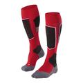 FALKE Men's SK4 Ski Socks, Wool, Red (Lipstick 8000), 9.5-10.5 (1 Pair)