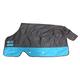 Hoseware Mio Lite,Lightweight Horse Rug,Black/Turquoise,6'0"