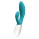 LELO INA Wave Dual Intimate Massager Ocean Blue with Innovative WaveMotion Technology for Double Stimulation, Ultra Quiet with 10 Vibration Patterns