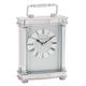 London Clock Silver Finish Carriage Clock, 18.5 x 12 x 5cm