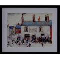 Stateoftheart-uk L S Lowry Framed Art Print - Chip Shop - 21 x 16inch Sustainable Engineeered Wood Frame - Textured Image in an Art Mount