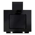 CDA 60cm Angled Chimney Cooker Hood with Touch Controls - Black