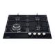 MILLAR GH6041TB 60cm Built-in 4 Burner Gas on Glass Hob/Cooker/Cooktop with FFD