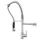 Milano Mirage - Modern Kitchen Sink Mixer Tap with Swivel Spout and Pull Out Nozzle - Chrome