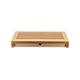 Alessi |GAG02 Sbriciola Bamboo Cutting Board with Crumble Collection Drawer , Brown