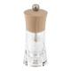 Peugeot - Oleron Manual Salt Mill - Adjustable Grinder - Beechwood and Acrylic, Natural, 14 cm