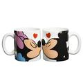Disney Mickey Mouse & Minnie Mouse mug pair kiss SAN2148 (japan import)