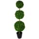 Geko 4 ft 120 cm Single Artificial Extra-Large Grass Topiary Tree