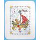 Tobin T21770 Sail Away Baby Quilt Stamped Cross Stitch Kit