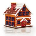 Spielwerk® Traditional Wooden Christmas Advent Calendar | 24 Days Of Gifts Behind Wood Doors | Reusable Christmas Countdown | For Kids and Adults | Gingerbread House Advent Calendar
