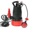 Qualtex Electric Submersible Dirty Water Pump, Red, 400W
