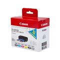 Canon Ink Cartridge, Black, Blue, Grey, Pink, Yellow, 6496B005