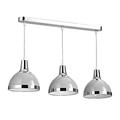 Premier Housewares E27 Edison Screw 40 W 3 Ceiling Light Shade Ceiling Lights Flint Grey Pendant Lighting Ceiling Pendant H110xW68xD18