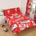 Liverpool FC Patch Double Duvet Cover and Pillowcase Set