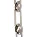 RCH Supply Company Un-Welded Link Chain Chain or Chain Break Metal in Gray | 12 H x 0.94 W x 0.16 D in | Wayfair CH-19-PN