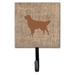 Caroline's Treasures Golden Retriever Leash Holder & Wall Hook Metal in Brown/Gray | 6.25 H x 4.25 W x 0.65 D in | Wayfair BB1085-BL-BN-SH4