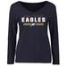 Women's Navy Georgia Southern Eagles Team Strong Long Sleeve T-Shirt