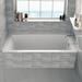 Fine Fixtures Alcove 60" x 30" Drop in Soaking Fiberglass Bathtub Acrylic | 20 H x 60 W in | Wayfair BT104R-BT