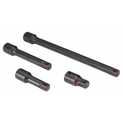 PROTO J7515A 1/2" Drive Impact Socket Extension Set, SAE, Metric, 4 pcs, Black