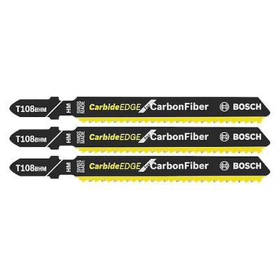 BOSCH T108BHM3 Clean for Carbon Fiber Jigsaw Blade,PK3
