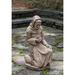 Campania International Kneeling St. Francis Statue w/ Bird, Copper in Brown | 30.25 H x 17 W x 11.25 D in | Wayfair R-116-TR