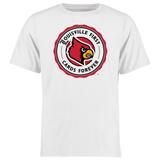 Men's White Louisville Cardinals Alternate Logo One T-Shirt