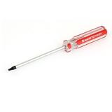 Clear Red Plastic Handle 3mm Tip T10 Magnetic Torx Security Screwdriver