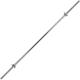 BodyRip Standard Bar with Collars | 1" Chrome Barbell, Anti-Slip Hand Grip, Solid Steel Construction, Gym Equipment | Training, Fitness, Exercise, Strength, Workout, Weight Lifting (6FEET)