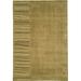 Brown 66 x 0.5 in Area Rug - Calvin Klein Tibetan Hand-Knotted Khaki Area Rug Silk/Wool | 66 W x 0.5 D in | Wayfair 099446055781