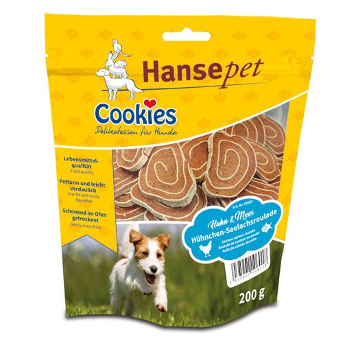 6x200g Delikatess Fischvariationen Seelachs-Hähnchenfilet Cookie's Hundesnack