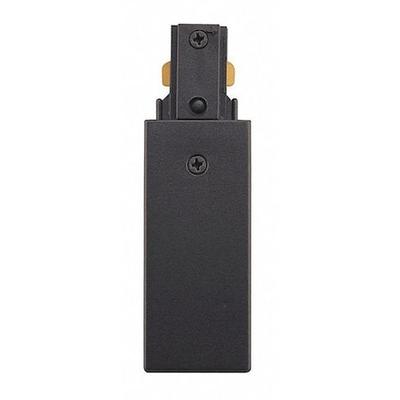 JUNO LIGHTING R38 BL Live End Connector, Black