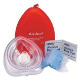 FIRST AID ONLY M573-AMBU CPR Mask,6 Components,4-1/4 in. L