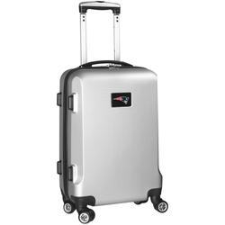 Silver New England Patriots 20" 8-Wheel Hardcase Spinner Carry-On