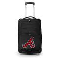 MOJO Black Atlanta Braves 21" Softside Rolling Carry-On Suitcase