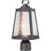 Minka Lavery Talera Outdoor 1-Light LED Lantern Head Metal in Brown/Yellow | 15 H x 7 W x 6 D in | Wayfair 73106-143C-L