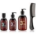 3'''More Inches Luxury Starter Set - LifeSaver Pre-Wash Treatment -Volumising Shampoo & Conditioner -Broken Bond Restore Treatment -Hair Care Gift -Silicone Free -Hair Care by Michael Van Clarke