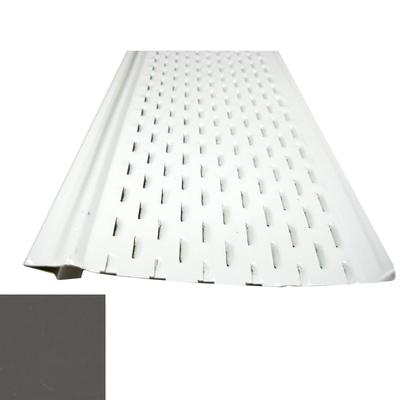 US Aluminum Leaf Shelter Gutter Guard 6 Inch - Light Bronze - 25 Pieces - 100 Linear Feet