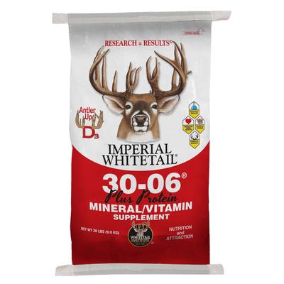 Whitetail Institute Imperial Whitetail 30 06 Mineral and Vitamin Plus Protein 20 lb. - Single Bag