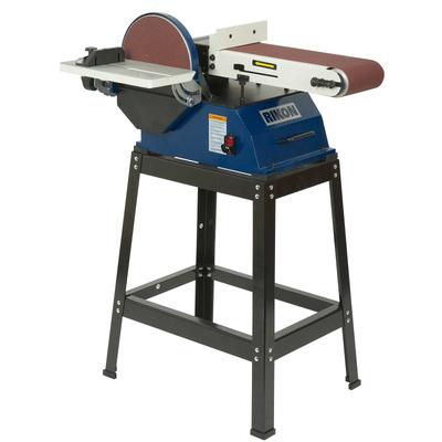 Rikon 50-122 1HP 6 Inch x 48 Inch Belt Sander with 10 Inch Disc and Stand