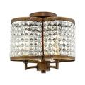 Livex Lighting - Grammercy - 3 Light Semi-Flush Mount in New Traditional Style -