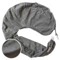 My Brest Friend Deluxe Nursing Pillow Slipcover Sleeve | Great for Breastfeeding Moms | Pillow Not Included, Dark Grey