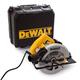 DeWalt 240V 184mm 65mm Compact Circular Saw in Kitbox