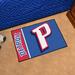 FANMATS NBA Detroit Pistons Starter 30 in. x 19 in. Non-Slip Indoor Only Mat Synthetics in Blue/Red | 19 W x 30 D in | Wayfair 17910