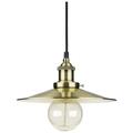 Sunlite 07016 - 1 Light (Medium Screw Base) Antique Bronze Ceiling Canopy Pendant Light Fixture (AQF/PD/CN10/AB/FLAT)