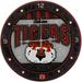 Auburn Tigers 12'' Art-Glass Wall Clock
