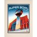 2012 Giants vs. Patriots 10.5" x 14" Matted Super Bowl XLVI Program Print